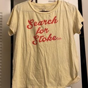 Yellow Billabong Medium short sleeve T-shirt